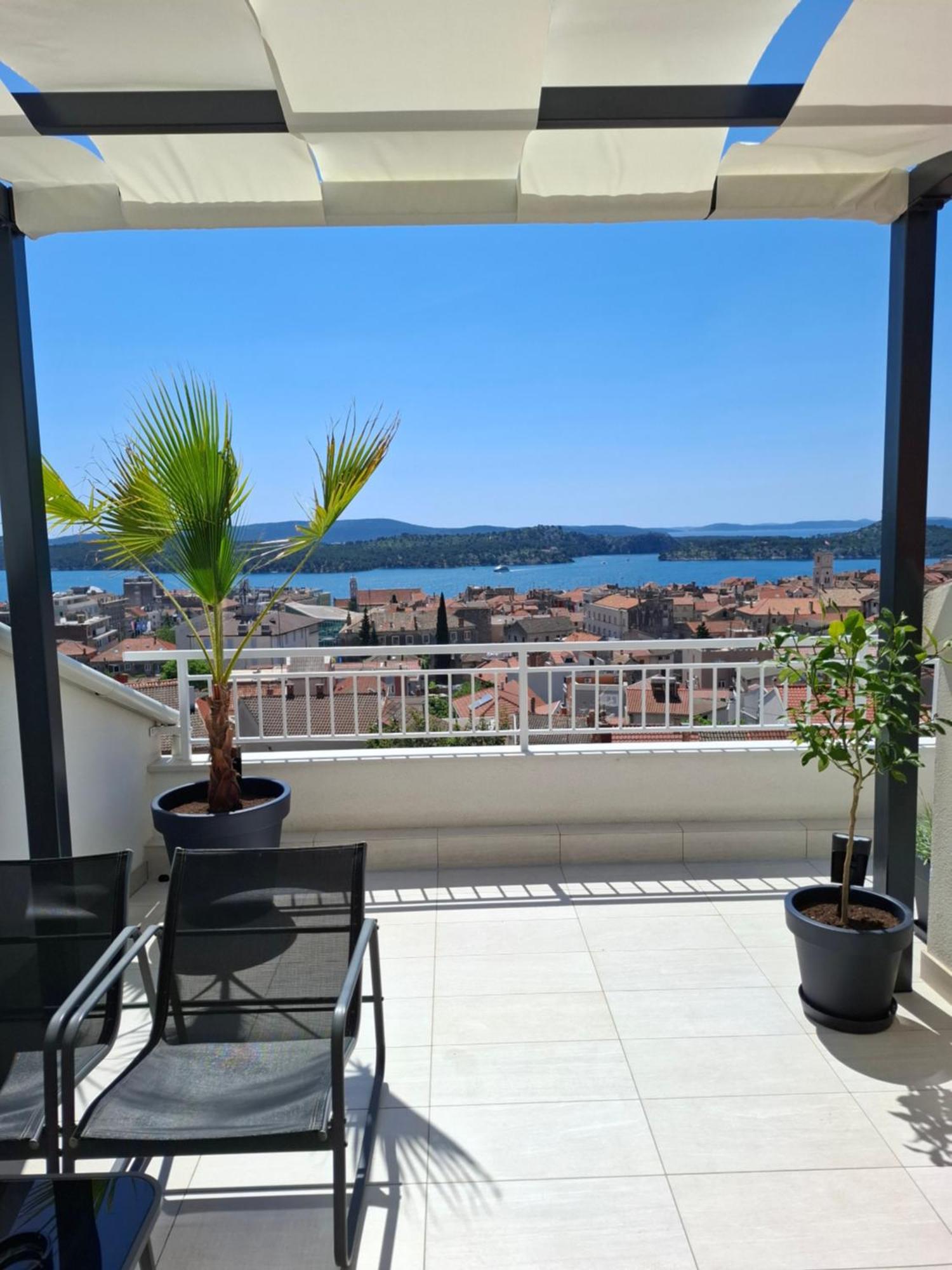 Carla Panorama Apartment Sibenik Bagian luar foto
